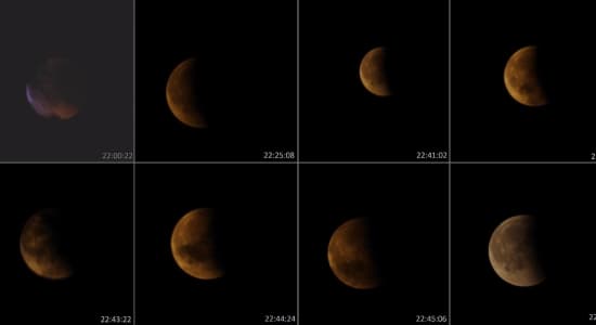 Eclipse lunaire - 27/07/2018 - longest of the 21st century