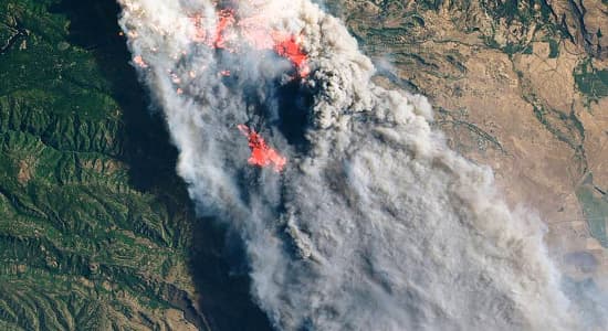 La Terre vue du Ciel #8 - Les feux de forêts de Californie