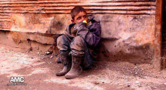 Quotidien d'un enfant Syrien