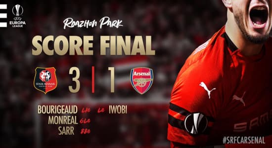 Rennes bat Arsenal