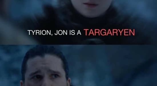 GOT S08E04 [spoiler] Jon is a Targaryen [/spoiler]