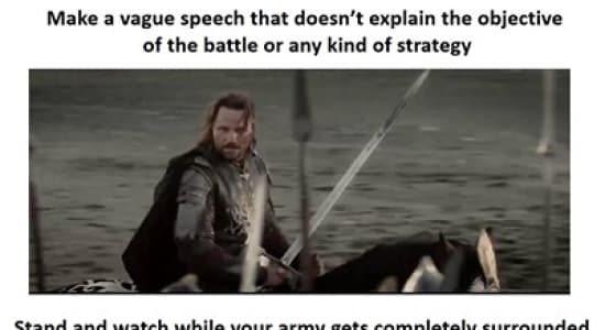 Aragorn ce stratège en carton