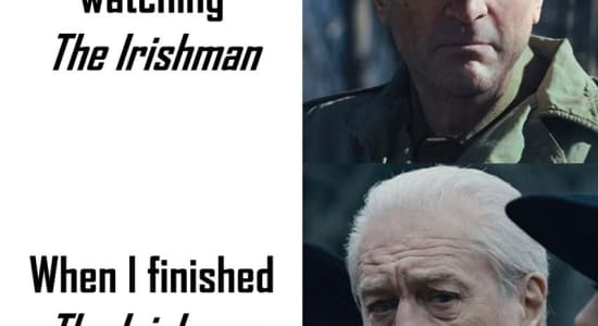 When i started watching &quot;The Irishman&quot;