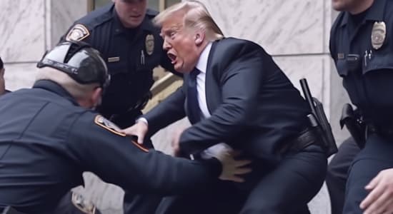 Incroyables photos de l'arrestation de Donald Trump aux USA !
