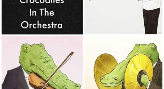Pourquoi les crocodiles ne jouent pas dans les orchestres
