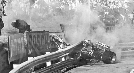 Crash de John Love en 1971,en F1