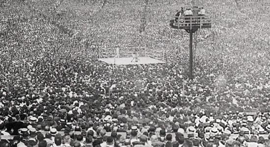 120 000 spectateurs pour un match de boxe en 1926