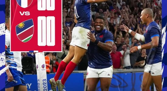 Victoire de la France face à la Namibie