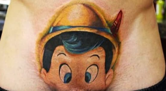 Tatouage Pinocchio