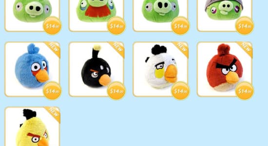 Angry Birds peluches