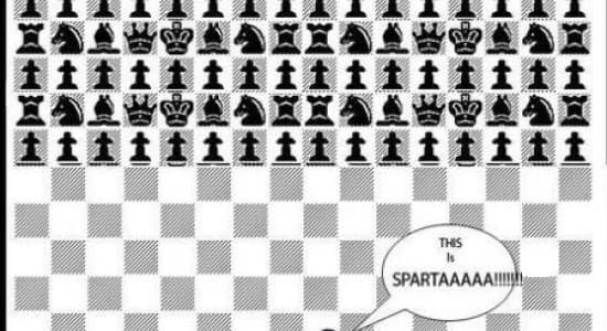 THIS IS SPARTA (chess version)