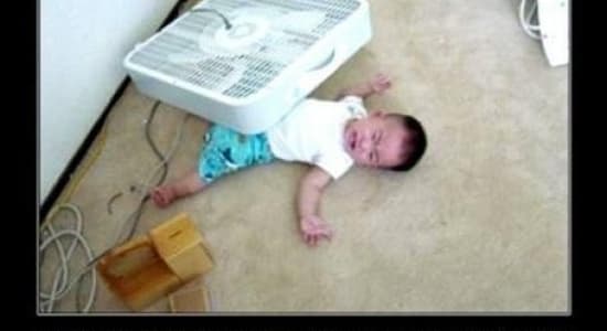 Fail parents ( bébé, ventilateur ) 