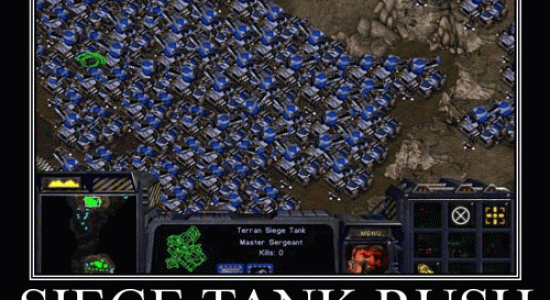 Siege tank rush