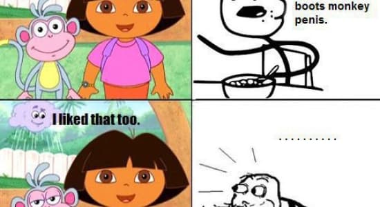 Cereal Guy VS Dora