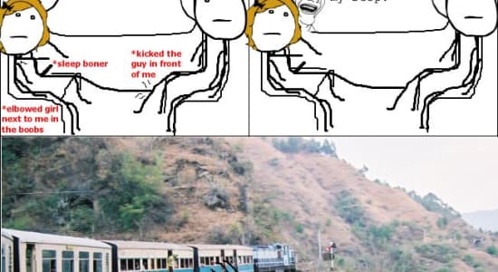S\'endormir dans un train