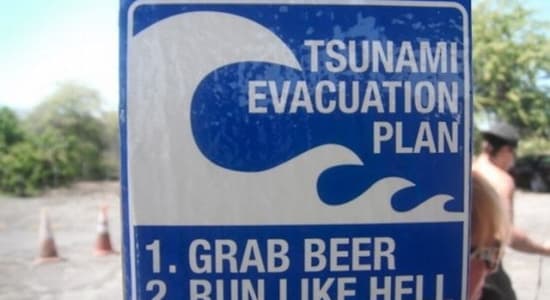 Plan d\'évacuation (Tsunami)
