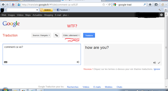 Google Traduction Wtf?