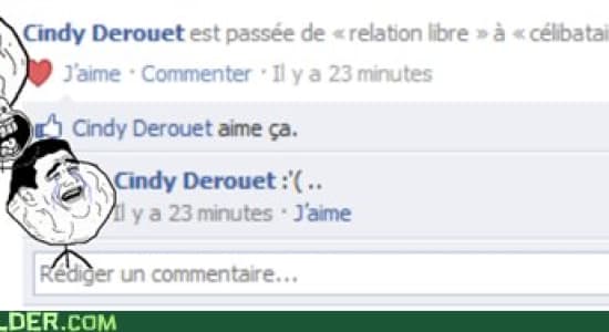 Forever alone sur Fb
