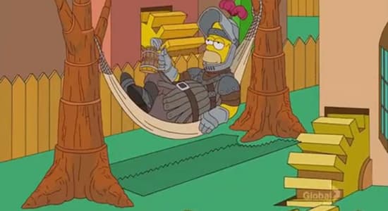 Opening Game Of trones dans les Simpsons