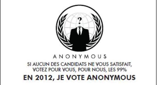 Bulletin de vote Anonymous