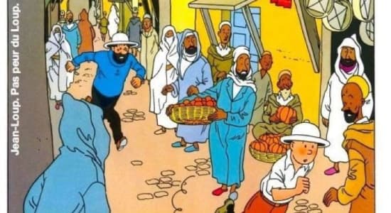 Tintin aux pays des mille et une nuits