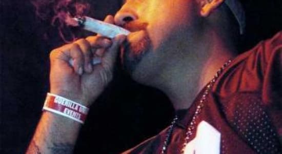 B real from Cypress Hill rolling a cross joint !