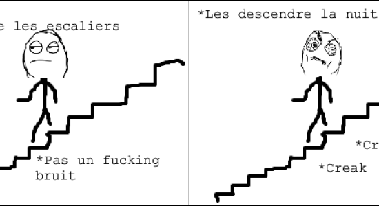 Discrétion lvl : stairs