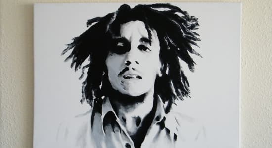 Toile Bob Marley