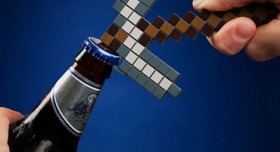 Minecraft open your beer