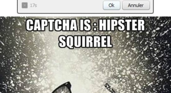 Captcha level hipster squirrel