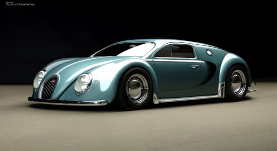 Si la Bugatti Veyron avait été conçue en 1945