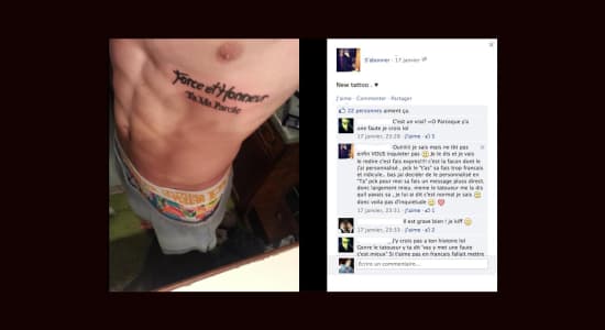 Tattoo fail - facebook genius