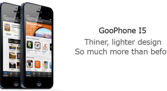 Goophone 5S\" Made in China pour 75¤