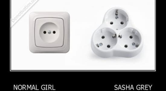 Normal girl vs Sasha grey 