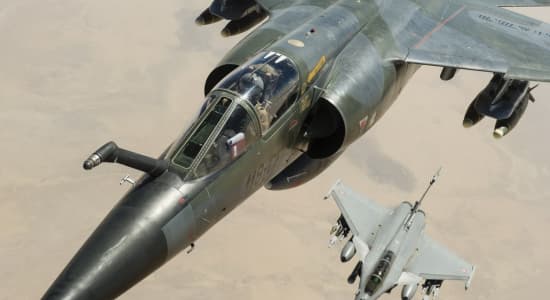 Mirage F1 et le Rafale