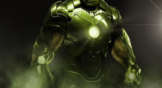 Hulk wearing an iron suit , yes  you are fucked .