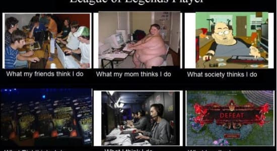 League of Legends player