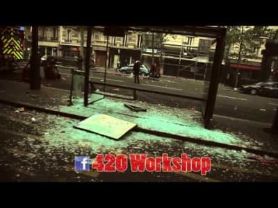  Incidents Champs Elysées Paris PSG #2