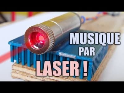 Laser expérience : Transmetteur de musique 