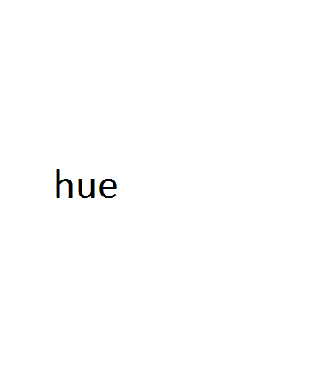   hue