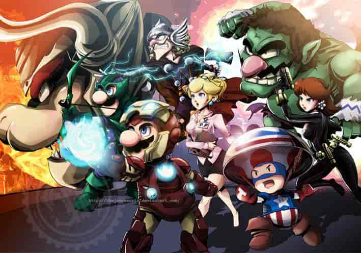 Mario Avengers team