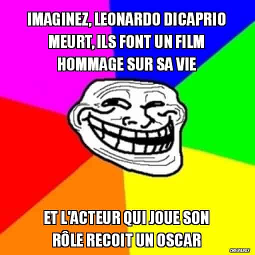 Imaginez, Leonardo Dicaprio meurt