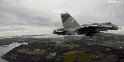 Décrochage d'un F/A-18 Super Hornet
