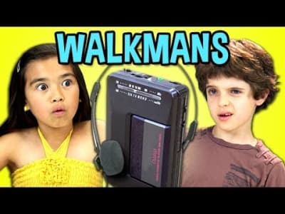 Les enfants découvrent (enfin essayent) : Le Walkman