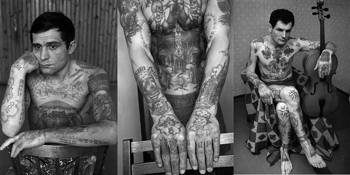 Les tatouages, la carte d'identité des prisonniers russe