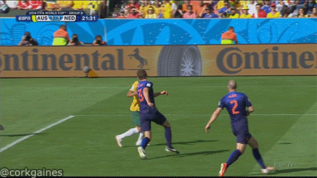 Le superbe but de Cahill contre les Pays-Bas (2-3)