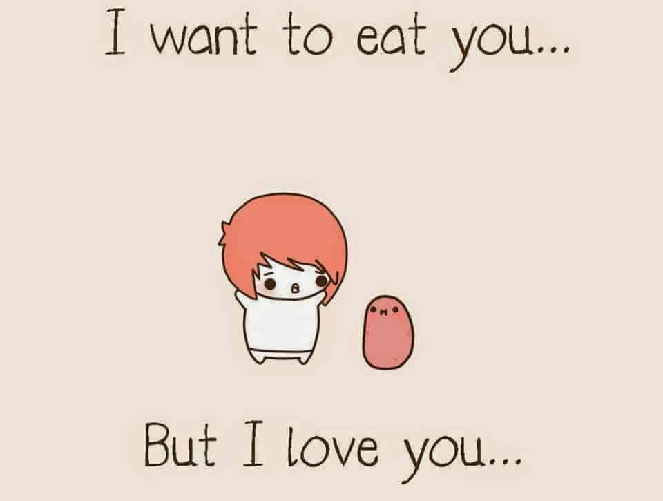 I want to eat you but...