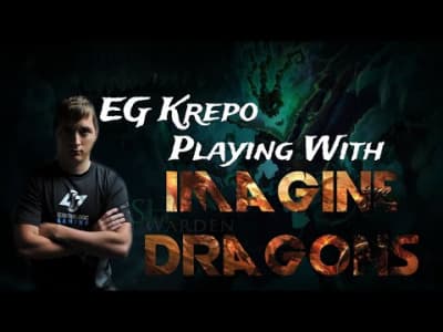 Krepo joue avec les Imagine Dragons