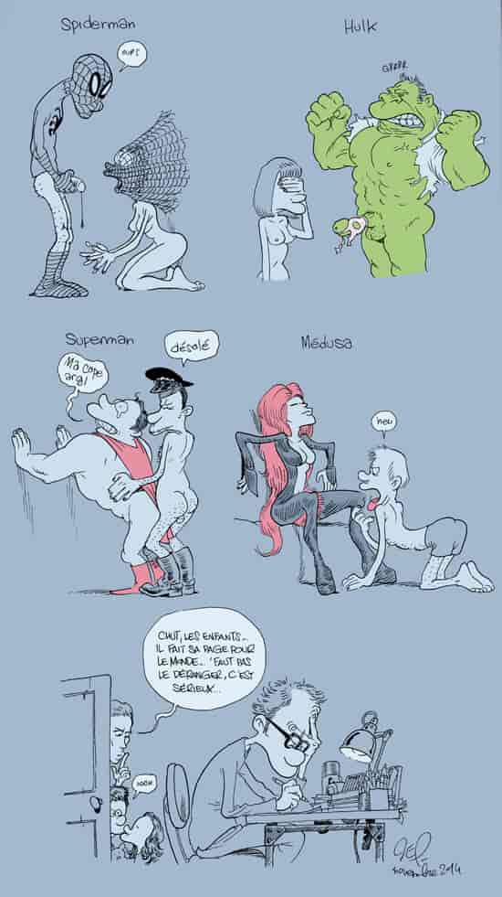 La sexualité compliquée des super-héros