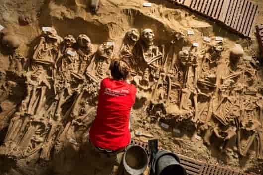 229 squelettes découverts sous le boulevard Sébastopol 